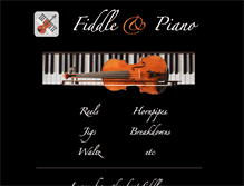 Tablet Screenshot of fiddleandpiano.com